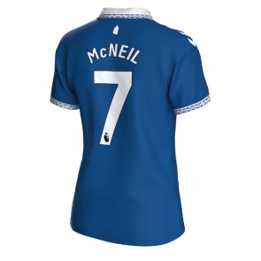 Everton Dwight McNeil #7 Domaci Dres za Ženska 2023-24 Kratak Rukavima